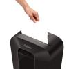 Niszczarka Fellowes LX70, 4407501 kolor czarny, 18 litrów, Niszczy jednorazowo do 11 kartek A4 (70g) na ścinki 4×40 m