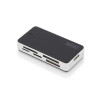 Czytnik kart 5-portowy USB 3.0 SuperSpeed(ALL-IN-ONE) czarno-srebrny