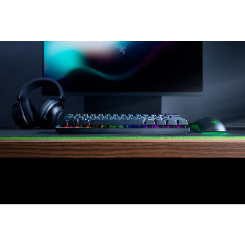 Razer Huntsman Mini 60% Klawiatura do gier Opto-mechaniczny fioletowy przełącznik Światło LED RGB NORD Przewodowa-11