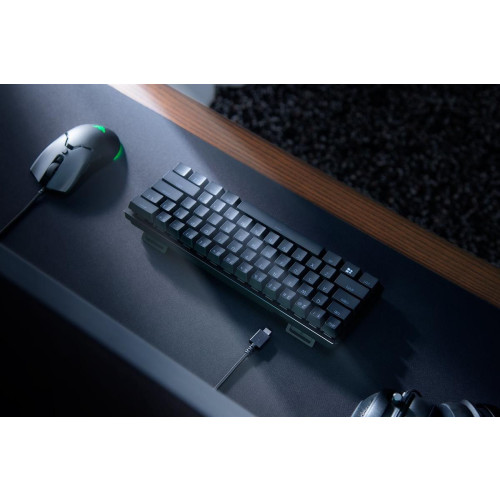 Razer Huntsman Mini 60% Klawiatura do gier Opto-mechaniczny fioletowy przełącznik Światło LED RGB NORD Przewodowa-11