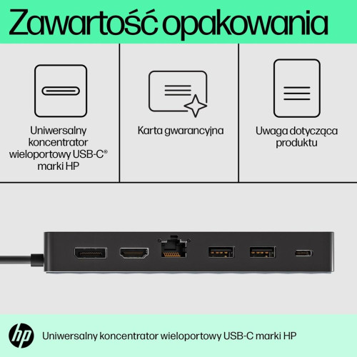 HP 50H55AA USB 3.2 Gen 2 (3.1 Gen 2) Type-C Czarny-11447289