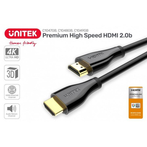 Kabel HDMI 2.0 PREMIUM CERTIFIED, 1,5M, M/M; C1047GB -1145277