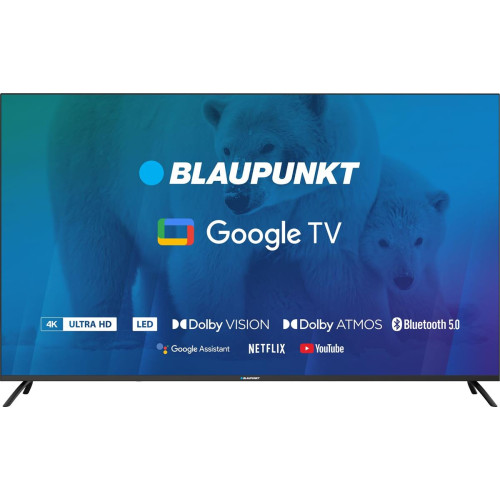 TV 65" Blaupunkt 65UBG6000S 4K Ultra HD LED, GoogleTV, Dolby Atmos, WiFi 2,4-5GHz, BT, czarny-11454022