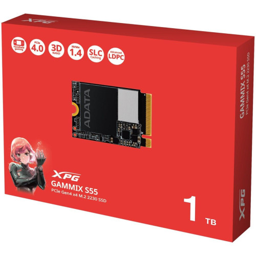 ADATA SSD GAMMIX S55 1TB Gen 4x4 2230-11487781