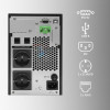 QOLTEC ZASILACZ AWARYJNY UPS 1KVA | 1000W | POWER FACTOR 1.0 | LCD | EPO | USB | ON-LINE-11562400