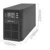 QOLTEC ZASILACZ AWARYJNY UPS 1KVA | 1000W | POWER FACTOR 1.0 | LCD | EPO | USB | ON-LINE-11562407