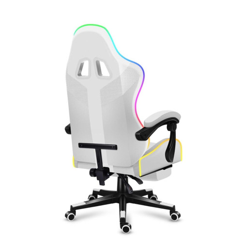 Fotel gamingowy Huzaro Force 4.7 RGB White-11517885