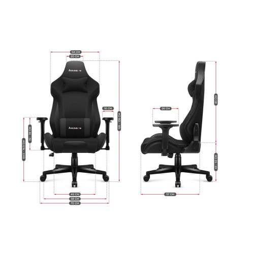 Fotel gamingowy Huzaro Force 7.6 Black-11517927