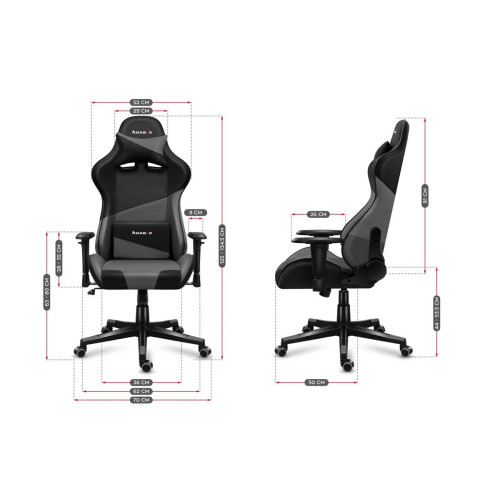 Fotel gamingowy Huzaro Force 6.2 Grey Mesh-11517935