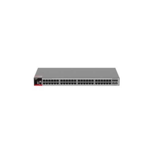 Zarządzalny Switch Ruijie | L2+ | 48 portów 1Gbit + 4 porty SFP 2.5Gbit | 2 wentylatory, 1 wbudowany zasilacz AC | Rack-