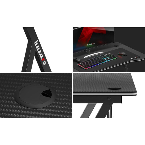 Biurko gamingowe Huzaro Hero 1.4 Black-11544529