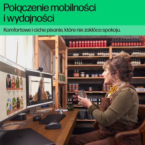 Klawiatura HP 460 Multi-Device Bluetooth Keyboard bezprzewodowa czarna 7N7B8AA-11554547