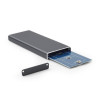 Kieszeń GEMBIRD EE2280-U3C-01 (M.2; Micro USB 3.0 B; Aluminium; kolor czarny)-1166572