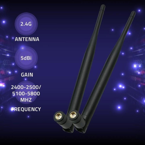 QOLTEC ANTENA WI-FI 2.4/2.5GHZ | 5.1/5.8GHZ | 5DBI | DOOKÓLNA | WEWNĘTRZNA-11622540