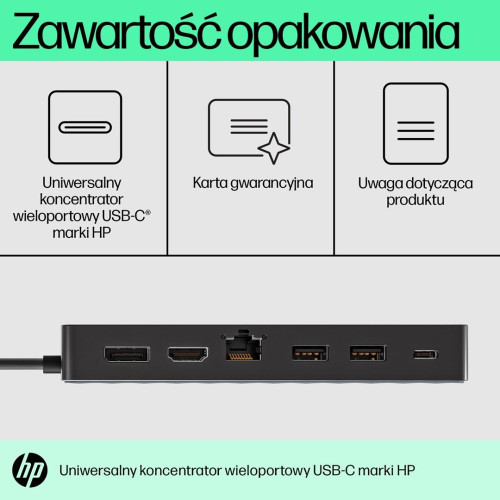 HP 50H55AA USB 3.2 Gen 2 (3.1 Gen 2) Type-C Czarny-11658439