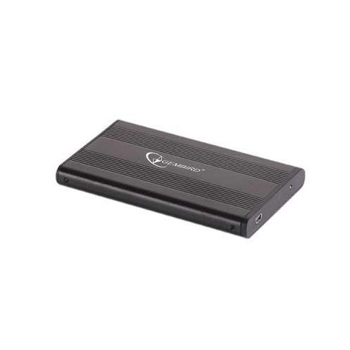 Obudowa GEMBIRD EE2-U2S-5 (2.5"; USB 2.0; Aluminium; kolor czarny)-1166633