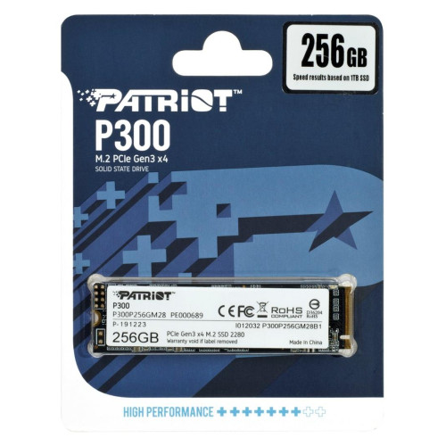 SSD Patriot P300 M.2 PCI-Ex4 NVMe 256GB 1,7GB/s-1167226