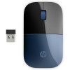 Mysz HP Z3700 Wireless Mouse Lumiere Blue bezprzewodowa czarno-niebieska 7UH88AA-5559340