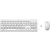 Zestaw klawiatura + mysz HP 230 Wireless Mouse and Keyboard Combo bezprzewodowe białe 3L1F0AA-11789067