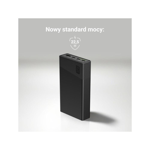 GREEN CELL POWERBANK POWERPLAY 20S BIAŁY 20000MAH 22,5W 3X USB-C PD 1X USB-A-11704403