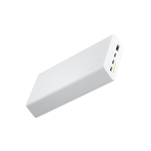 GREEN CELL POWERBANK POWERPLAY 20S BIAŁY 20000MAH 22,5W 3X USB-C PD 1X USB-A-11704404