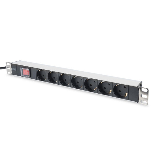 Listwa zasilająca do szaf rack (PDU) 19 cali 7x Schuko-11705157