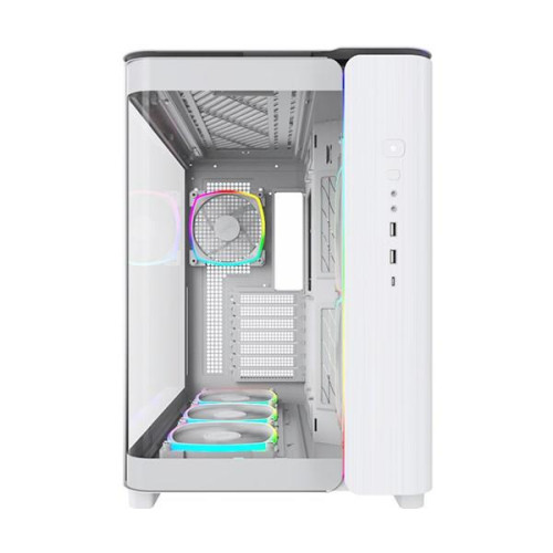 Montech KING 95 PRO Midi-Tower, Szkło Hartowane, ARGB - biały-11761528