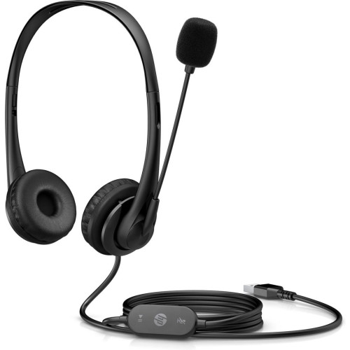 Słuchawki z mikrofonem HP Stereo USB Headset G2 przewodowe czarne 428H5AA-11764186