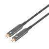 Kabel video USB C-C optyczny 4K hybryda 5m-11825033