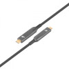 Kabel video USB C-C optyczny 4K hybryda 5m-11825034