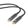 Kabel video USB C-C optyczny 4K hybryda 5m-11825037