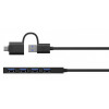 Hub IB-HUB1424-C3 4-Port USB Typ-A, złącze Typ-C/A-11829807