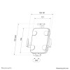 TABLET ACC WALL MOUNT HOLDER/WL15-625WH1 NEOMOUNTS-11857193