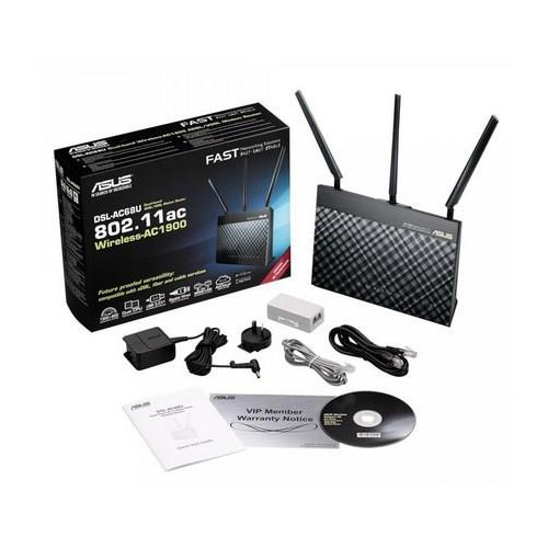 Router ASUS DSL-AC68U (ADSL, VDSL2, xDSL; 2,4 GHz, 5 GHz)-1181678