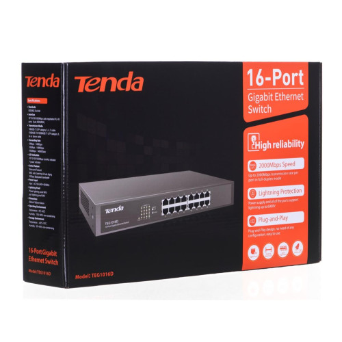 Switch Tenda TEG1016D (16x 10/100/1000Mbps)-1182049