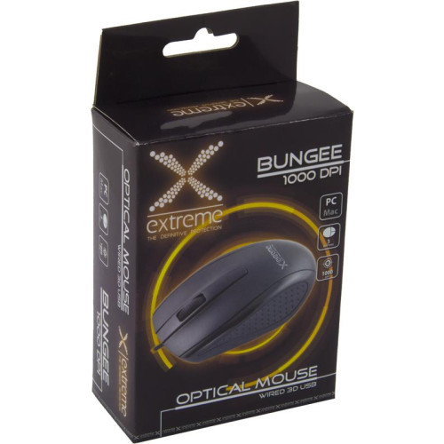 Mysz przewodowa XM110K Bungee USB 1000DPI Czarna-11821375