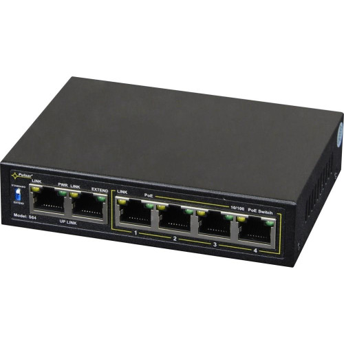 Switch PoE PULSAR S64 (6x 10/100Mbps)-1182439