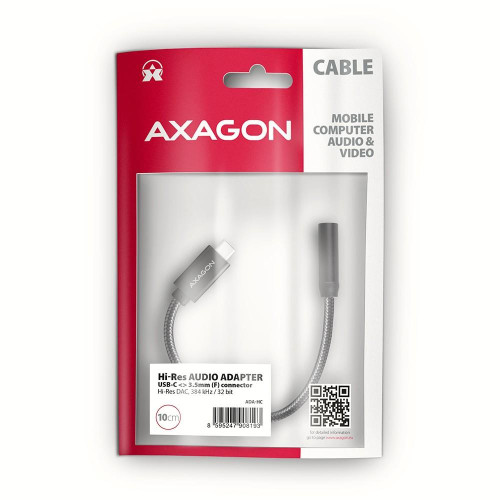 ADA-HC Zewnętrzna karta dźwiękowa USB-C 32bit DAC 3.5mm (F) złącze, 384kHz-11825454