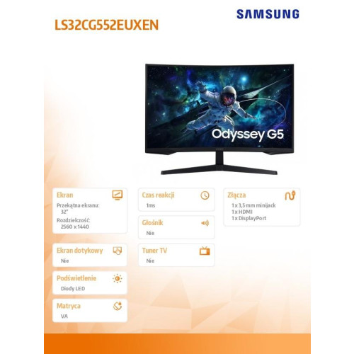 Monitor 32 cale LS32CG552EUXEN-11825619