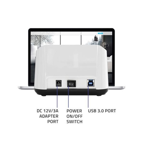 Stacja dokująca do dysków HDD SSD 2.5