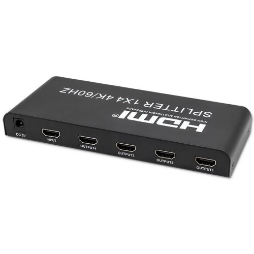 Aktywny rozdzielacz Splitter 4 x HDMI 4K x 2K | 6Gb/s | 60Hz-11827680