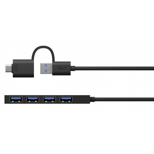 Hub IB-HUB1424-C3 4-Port USB Typ-A, złącze Typ-C/A-11829807