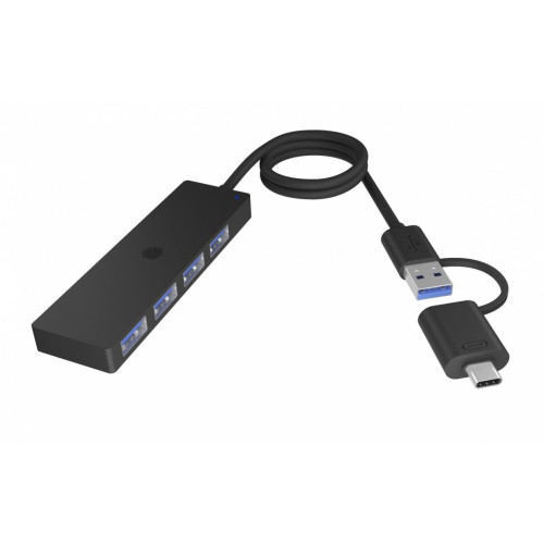 Hub IB-HUB1424-C3 4-Port USB Typ-A, złącze Typ-C/A-11829814