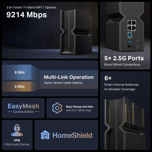 Archer BE550 Router WiFi 7 BE9300-11831403