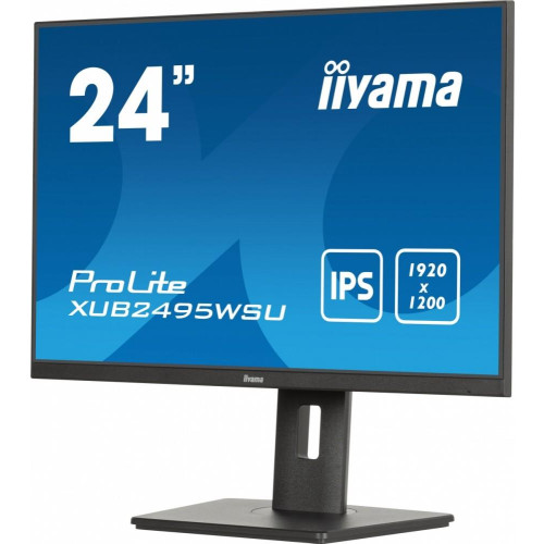 Monitor 24 cale XUB2495WSU-B7 IPS,16:10,300cd,4ms,HDMI,DP,3xUSB(3.2), 1xUSB-c,2x2W,FlickerFree,HAS(150mm)-11831532