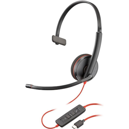 Słuchawki Blackwire 3210 Mono USB-C/A 8X214AA
