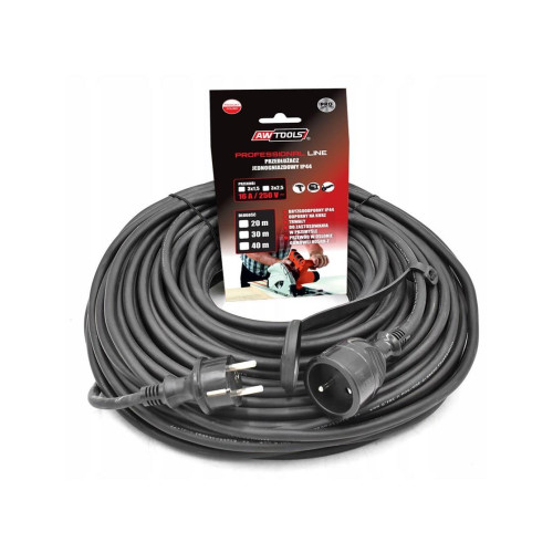 AWTOOLS PRZEDŁUŻACZ PROFESJONALNY 30m 3x2,5mm /IP44 16A/4000W-11844727