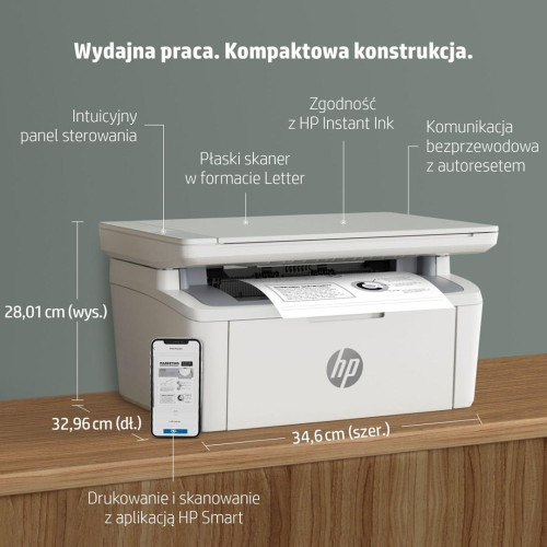 URZĄDZENIE WIELOF. HP LaserJet M140w 7MD72F MFP-11851572