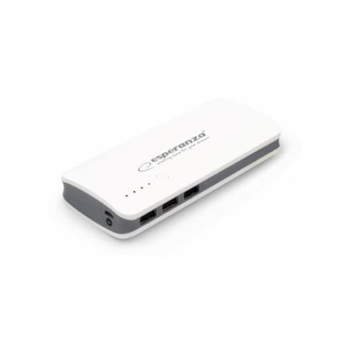 PowerBank Esperanza Radium EMP106WE (8000mAh; microUSB, USB 2.0; kolor biały)-10135744