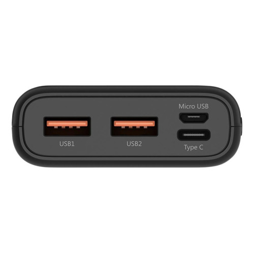 PowerBank Silicon Power Cell C10QC 10000mAh QC3.0+PD Micro USB typ B USB 3.0 USB-C kolor czarny (SP10KMAPBKC10QCK)-1189146